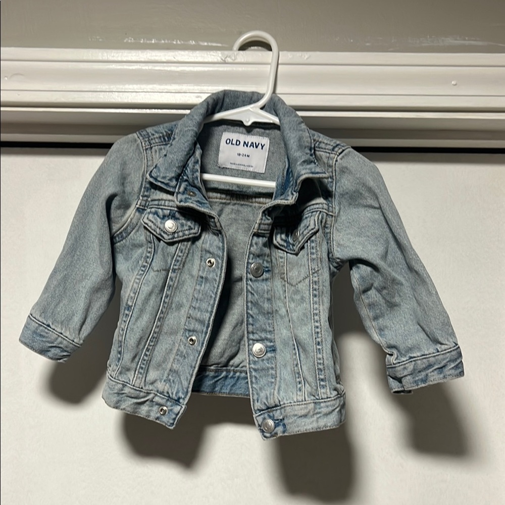 Old Navy Blue Jean Jacket Classic Denim Style